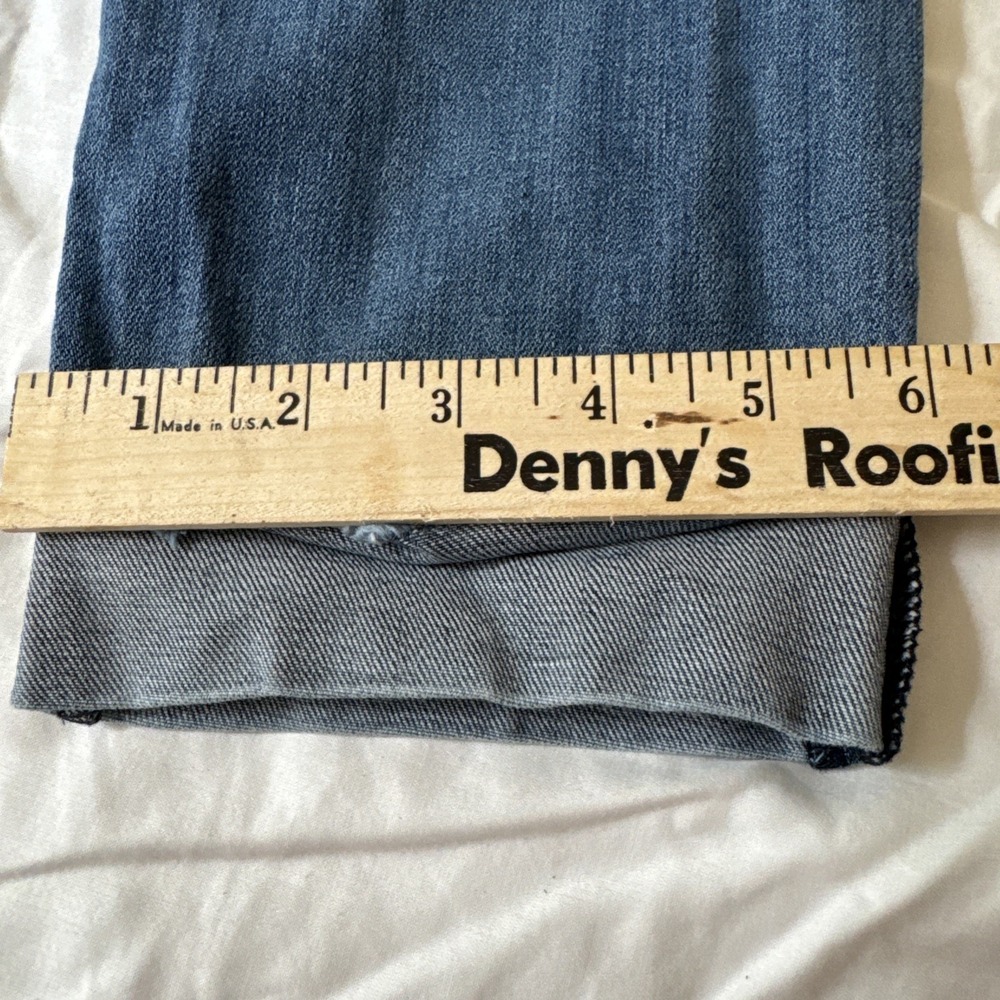 Kuth From The Kloth Women's Ankle Straight Leg Cuff Size 6 Denim Jeans - Picture 6 of 7